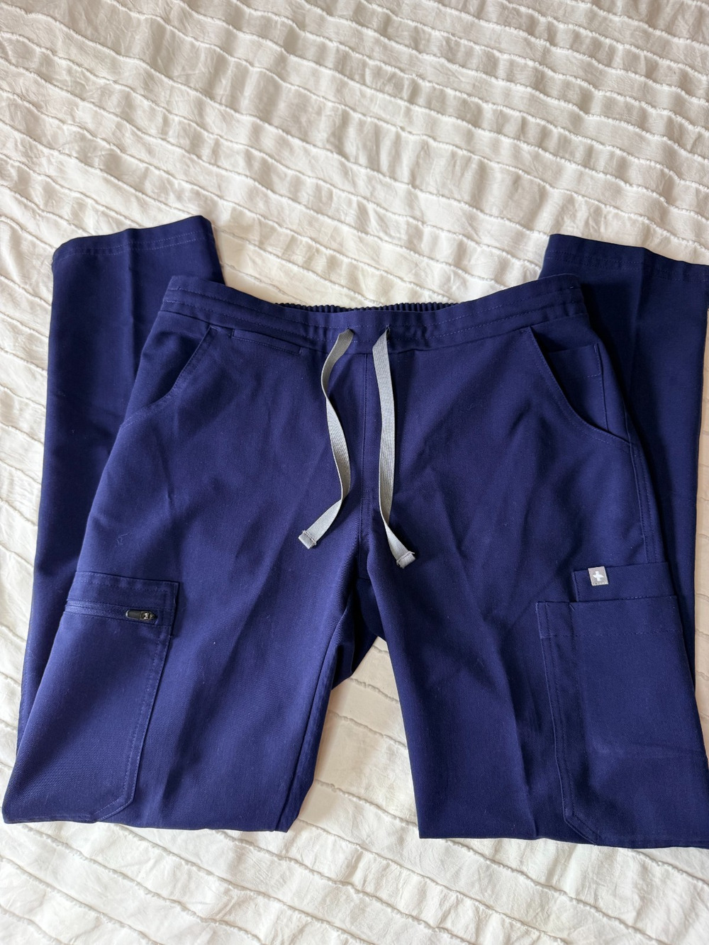 FIGS Technical Collection Scrub Pants XS Blue Slim Jogger Medical Nurse